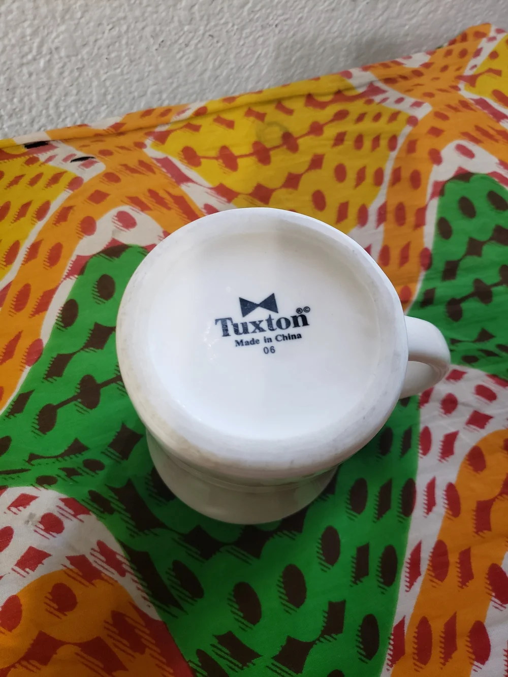 Bundle of 3 Unique Ceramic Coffee Mugs San Diego Waffle House Asian Motif